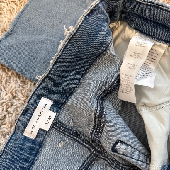Good American Straight Split Pocket Skinny Jeans size 4/27 - Picture 4 of 6